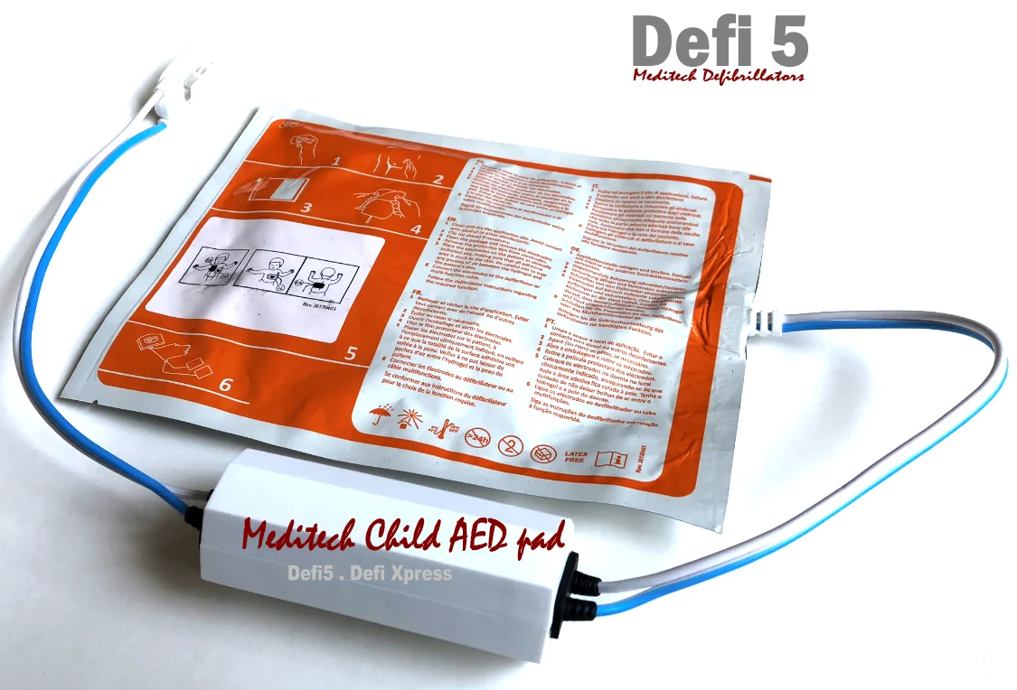Électrode AED pour enfant 